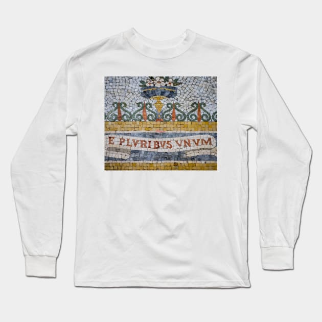 E Pluribus Unum Long Sleeve T-Shirt by LibrosBOOKtique